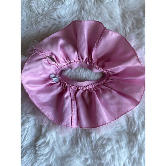 Build a Bear Pink ruffled Skirt with silver waste Band BABWS - Picture 4 of 4